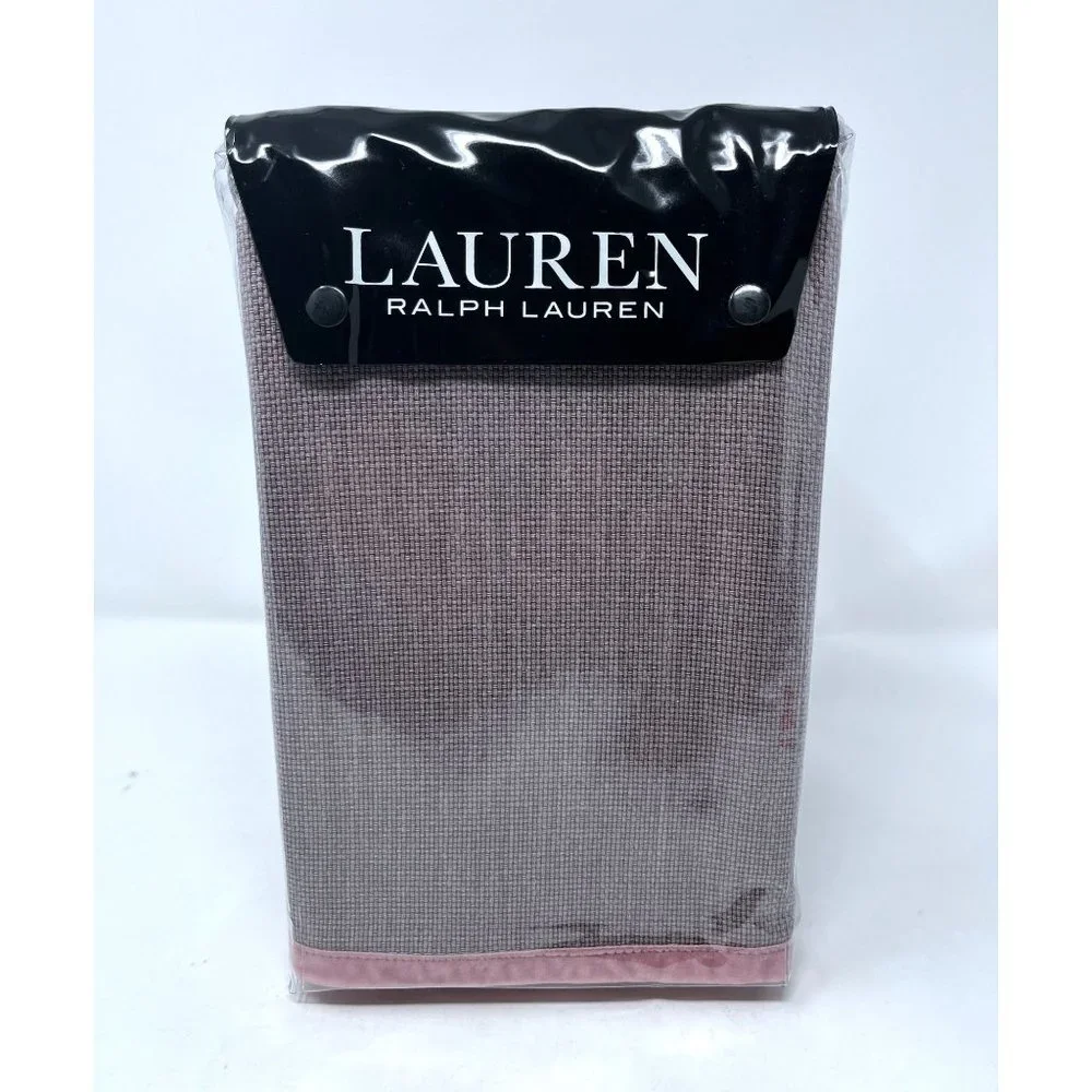 Ralph Lauren European Sham Claudia Velvet Trim Slate Pillow 26x26 NEW